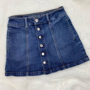 American Eagle Outfitters Mini Denim Skirt